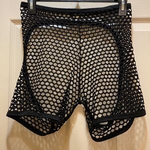Exotic Dancer  fishnet shorts SZ L